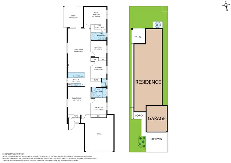 Floorplan of Homely house listing, 25 Jones Street, Rothwell QLD 4022