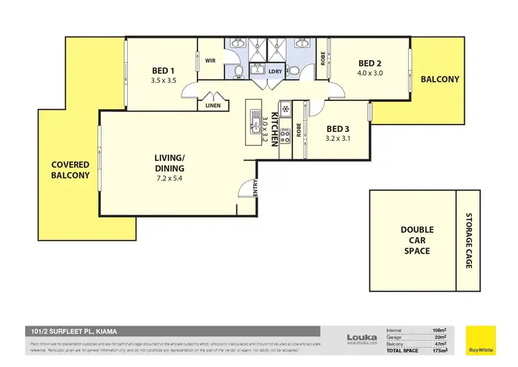 Floorplan of Homely apartment listing, 101/2 Surfleet Place, Kiama NSW 2533