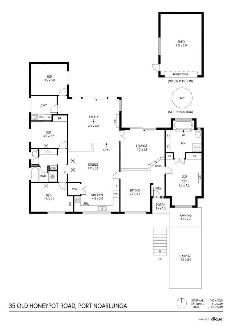 Floorplan of Homely house listing, 35 Old Honeypot Road, Port Noarlunga SA 5167