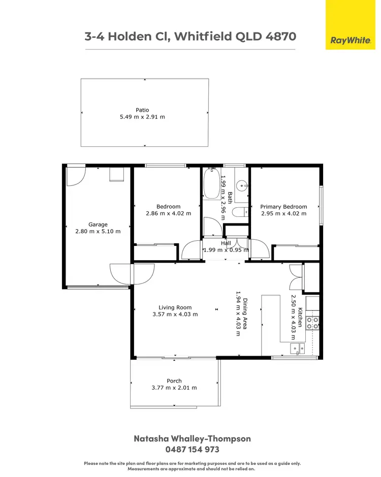 Floorplan of Homely villa listing, 1/3-4 Holden Close, Whitfield QLD 4870