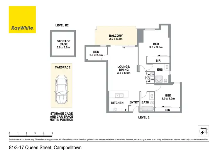 Floorplan of Homely apartment listing, 81/3-17 Queen Street, Campbelltown NSW 2560