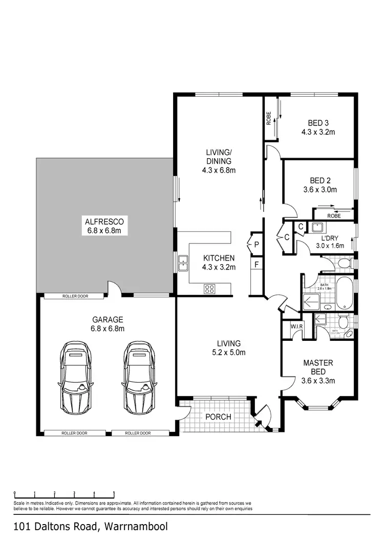 Floorplan of Homely house listing, 101 Daltons Road, Warrnambool VIC 3280