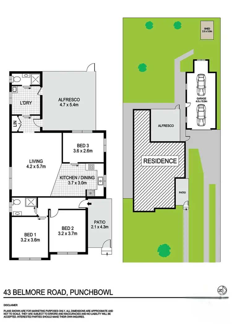 Floorplan of Homely house listing, 43 Belmore Road North, Punchbowl NSW 2196