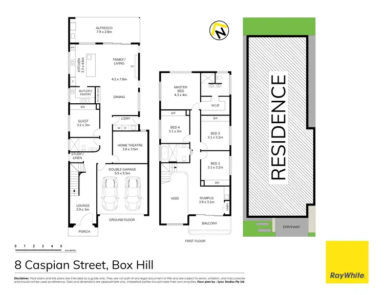 Floorplan of Homely house listing, 8 Caspian Street, Box Hill NSW 2765