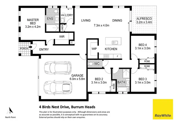 Floorplan of Homely house listing, 4 Birds Nest Drive, Burrum Heads QLD 4659