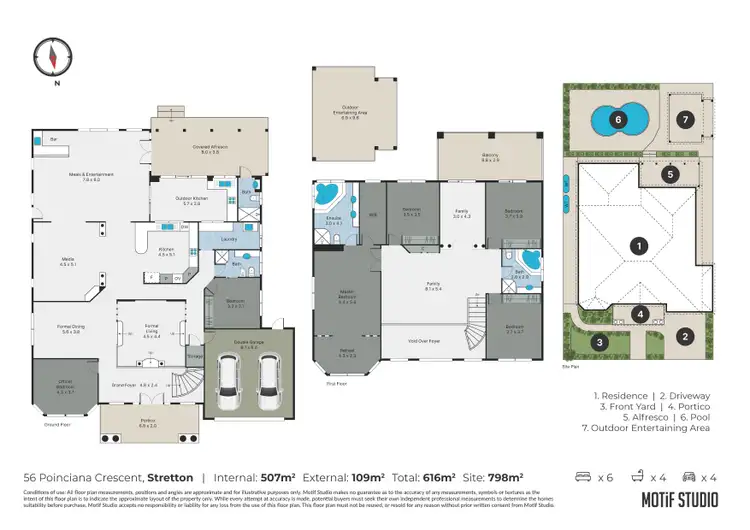 Floorplan of Homely house listing, 56 Poinciana Crescent, Stretton QLD 4116
