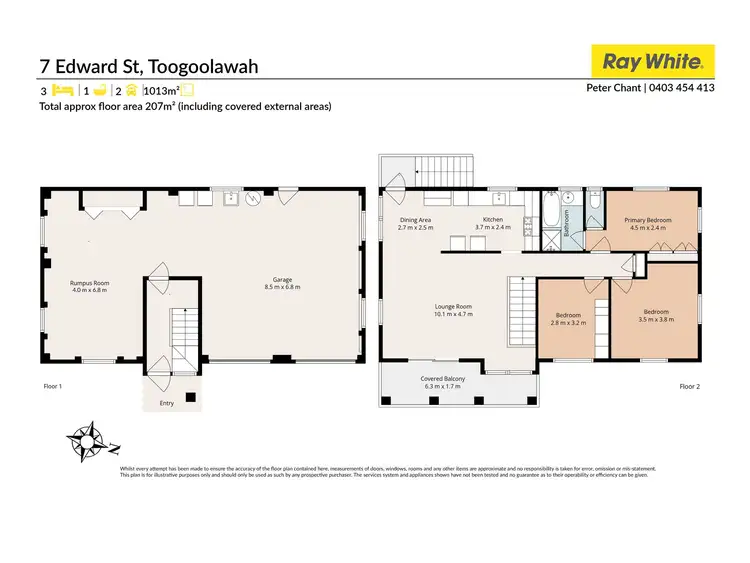 Floorplan of Homely house listing, 7 Edward Street, Toogoolawah QLD 4313