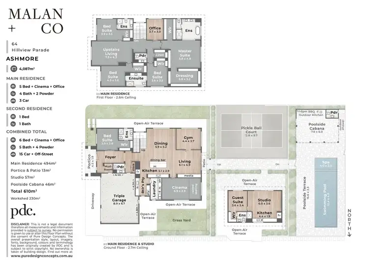 Floorplan of Homely house listing, 64 Hillview Parade, Ashmore QLD 4214