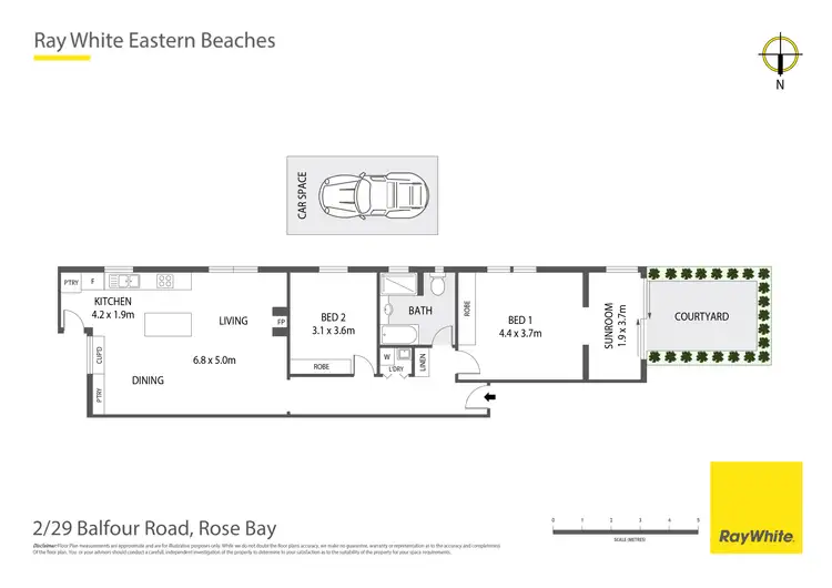 Floorplan of Homely apartment listing, 2/29 Balfour Road, Rose Bay NSW 2029