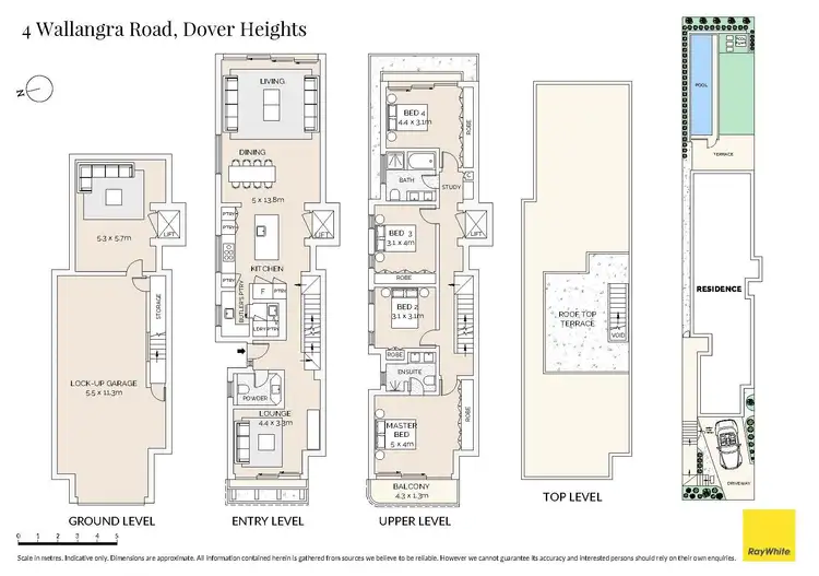 Floorplan of Homely house listing, 4 Wallangra Road, Dover Heights NSW 2030