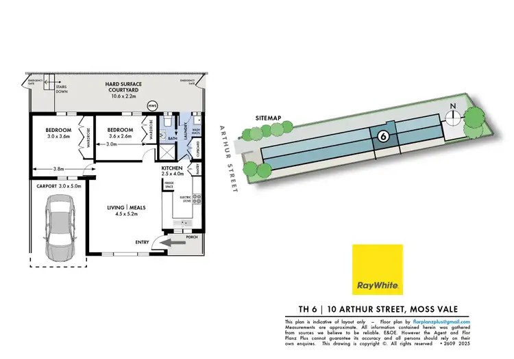 Floorplan of Homely villa listing, 6/10 Arthur Street, Moss Vale NSW 2577