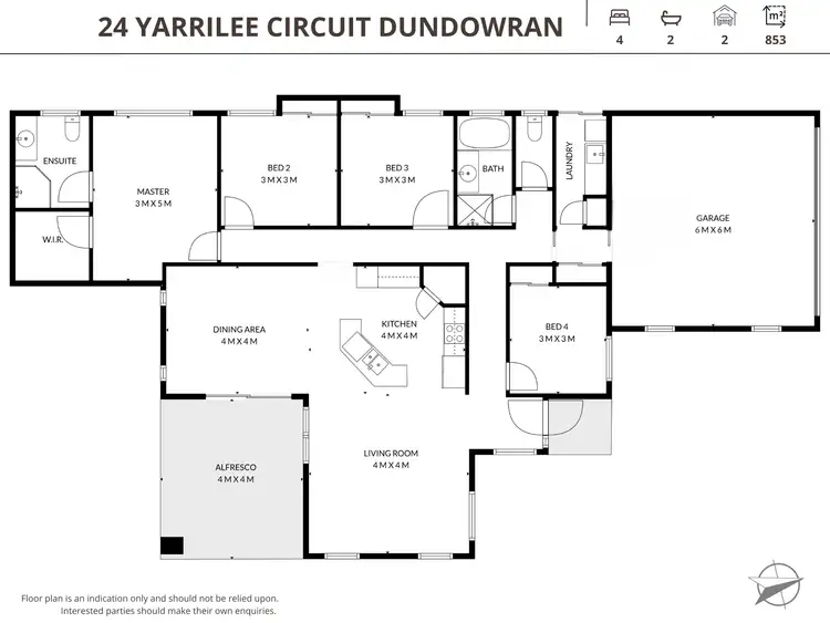 Floorplan of Homely house listing, 24 Yarrilee Circuit, Dundowran QLD 4655