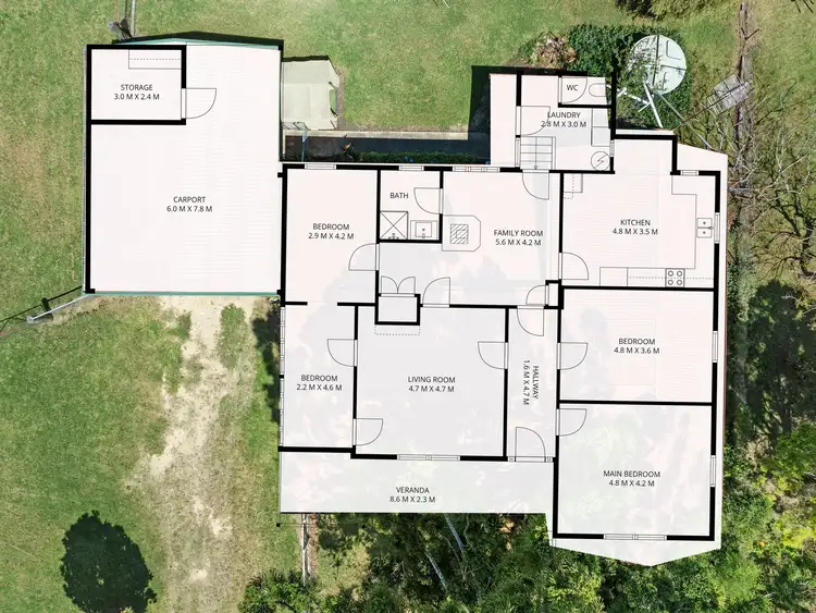 Floorplan of Homely house listing, 8 Olive Street, Killarney QLD 4373