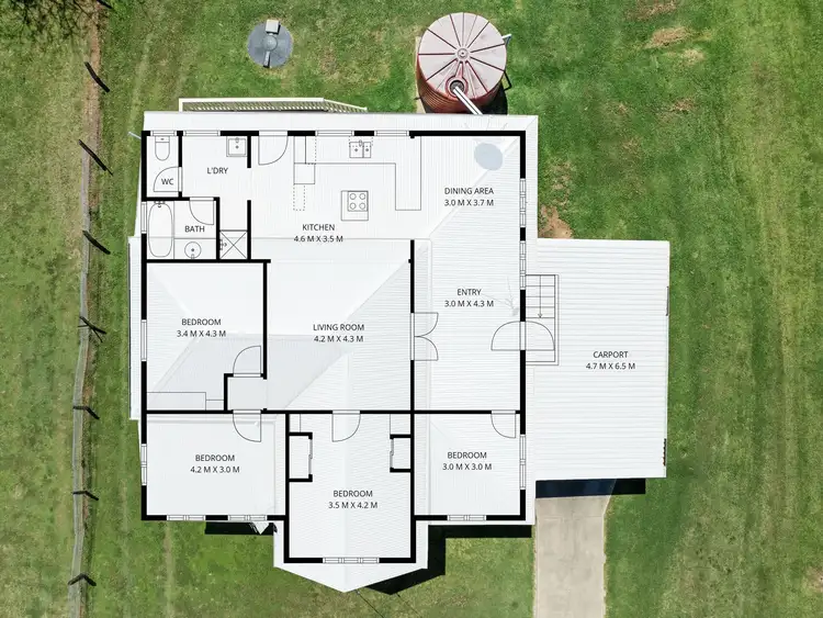 Floorplan of Homely house listing, 21 Oak Street, Killarney QLD 4373
