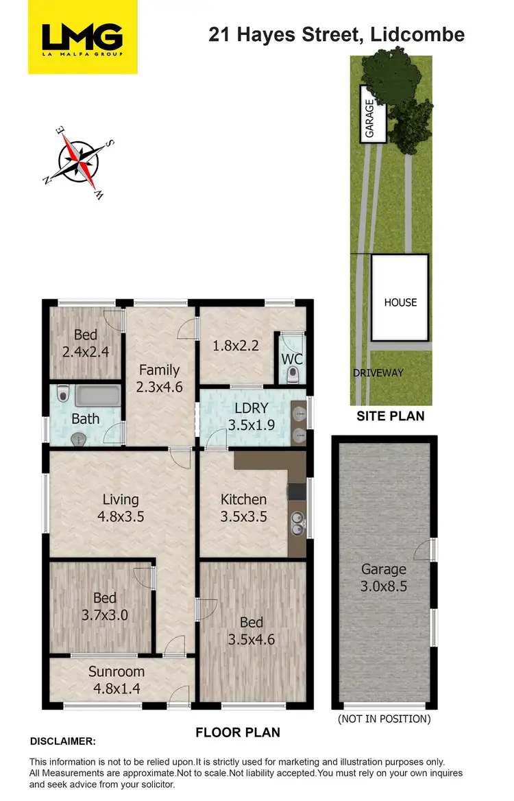 Floorplan of Homely house listing, 21 Hayes Street, Lidcombe NSW 2141