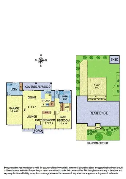 Floorplan of Homely unit listing, 16 Sandon Circuit, Forest Hill VIC 3131