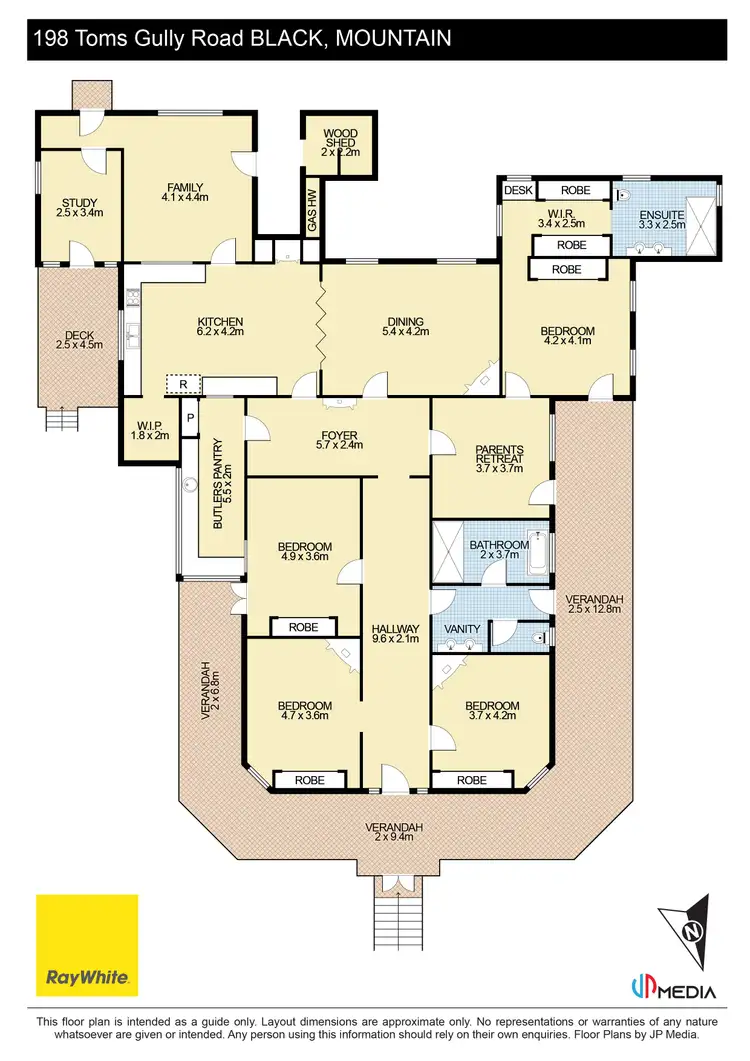 Floorplan of Homely rural property listing, 196 Toms Gully Road, Black Mountain NSW 2365