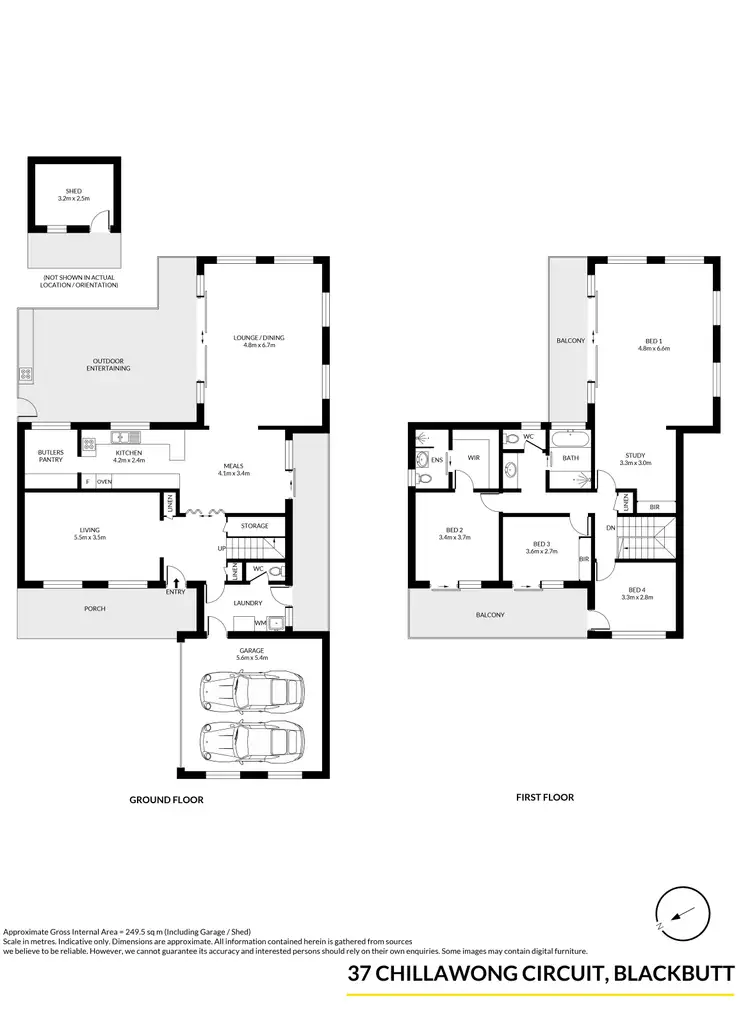 Floorplan of Homely house listing, 37 Chillawong Circuit, Blackbutt NSW 2529