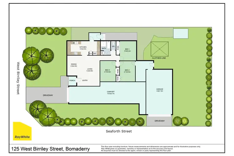 Floorplan of Homely house listing, 125 West Birriley Street, Bomaderry NSW 2541