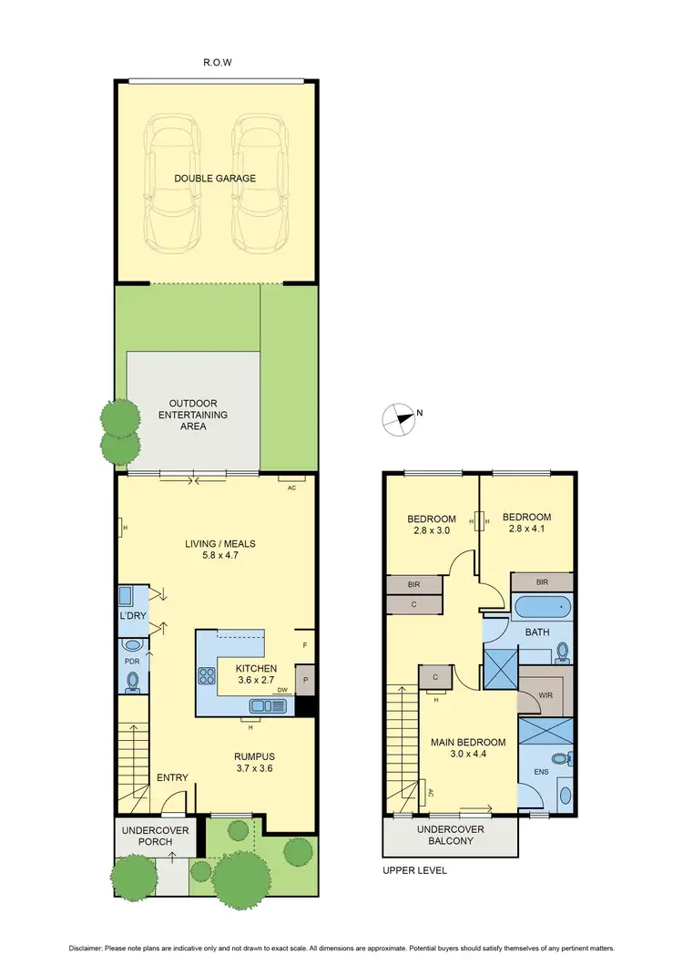 Floorplan of Homely townhouse listing, 17 Selma Walk, Donnybrook VIC 3064