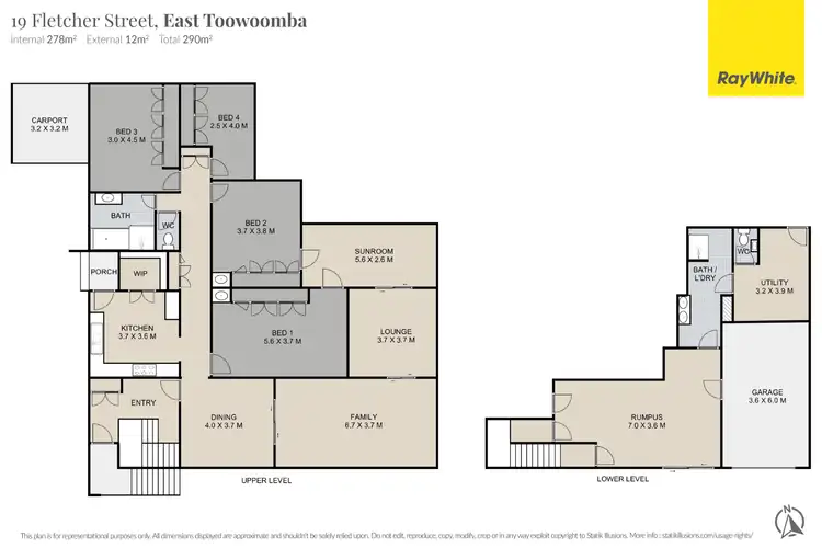 Floorplan of Homely house listing, 19 Fletcher Street, East Toowoomba QLD 4350