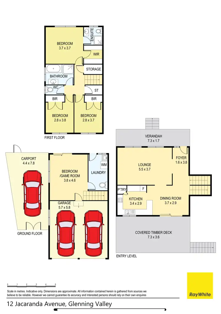 Floorplan of Homely house listing, 12 Jacaranda Avenue, Glenning Valley NSW 2261