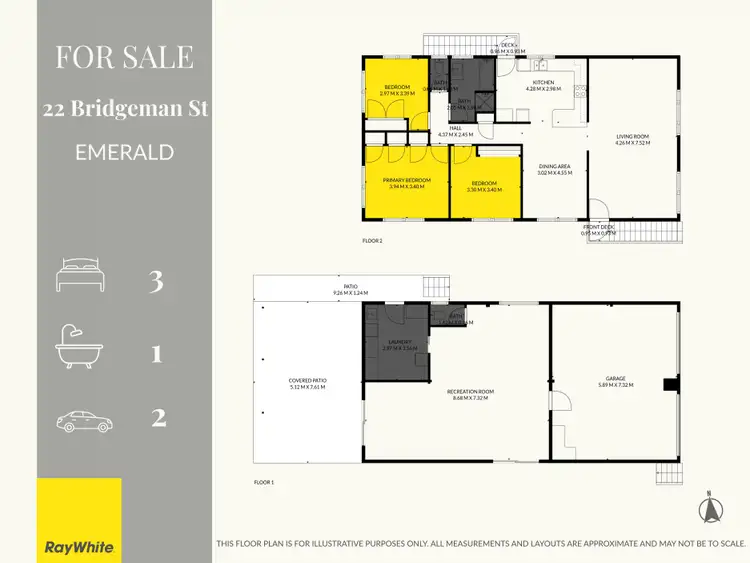 Floorplan of Homely house listing, 22 Bridgeman Street, Emerald QLD 4720