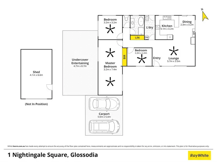 Floorplan of Homely house listing, 1 Nightingale Square, Glossodia NSW 2756