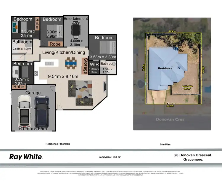Floorplan of Homely house listing, 28 Donovan Crescent, Gracemere QLD 4702