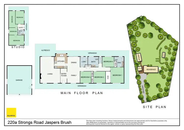Floorplan of Homely house listing, 220a Strongs Road, Jaspers Brush NSW 2535