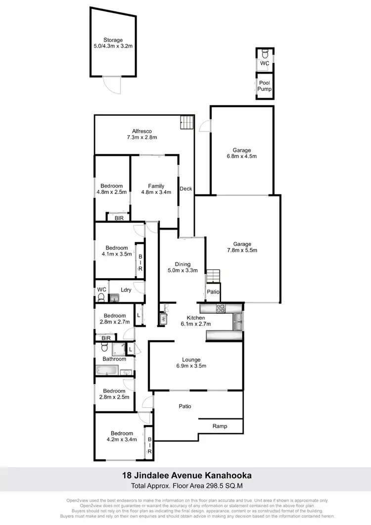Floorplan of Homely house listing, 18 Jindalee Avenue, Kanahooka NSW 2530