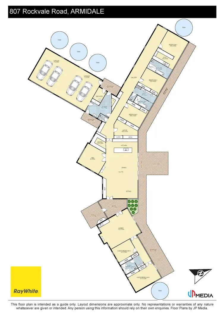 Floorplan of Homely rural property listing, 807 Rockvale Road, Armidale NSW 2350
