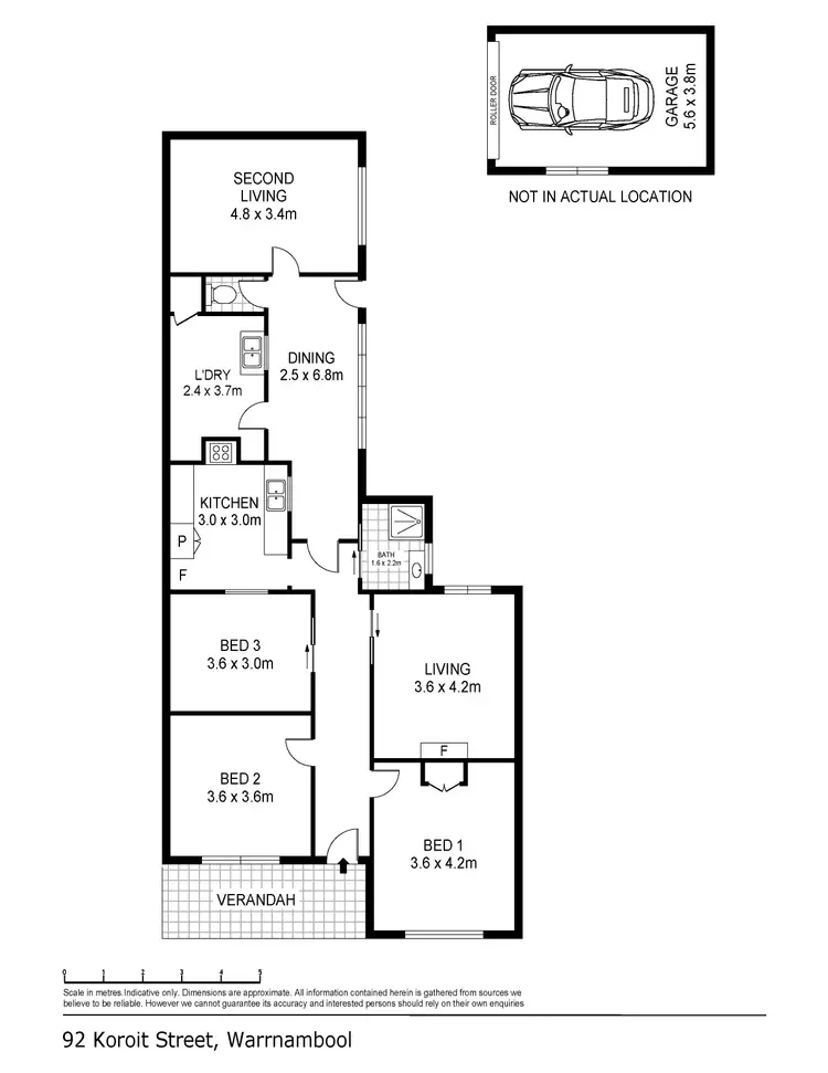 Floorplan of Homely house listing, 92 Koroit Street, Warrnambool VIC 3280