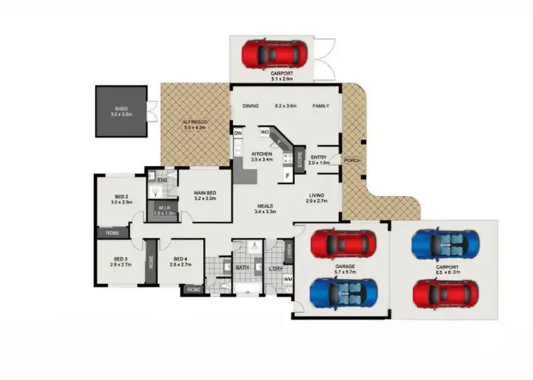 Floorplan of Homely house listing, 109 Webster Road, Deception Bay QLD 4508