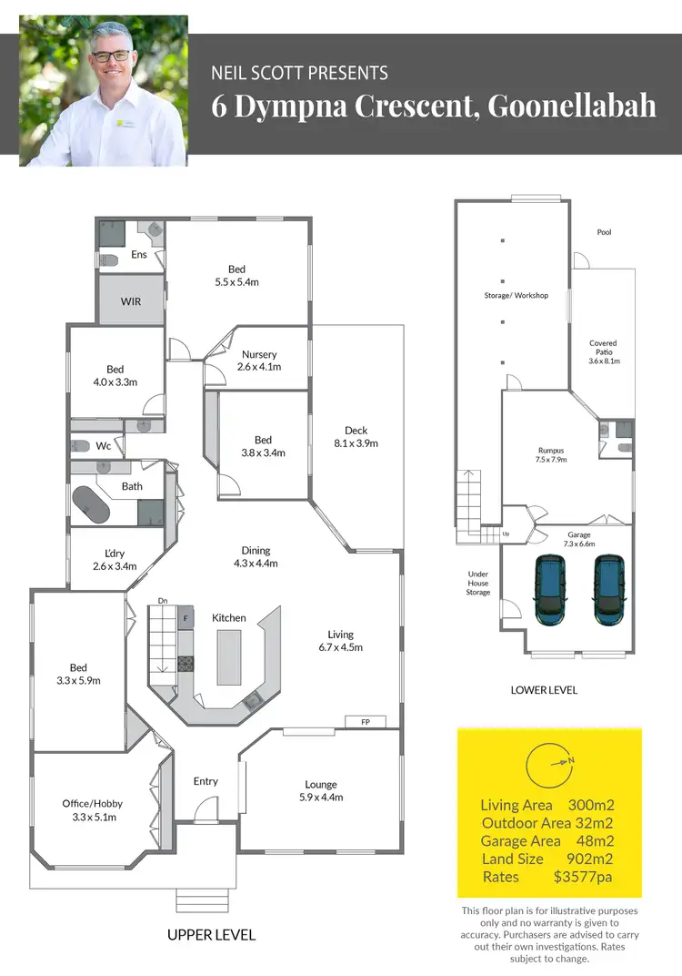 Floorplan of Homely house listing, 6 Dympna Crescent, Goonellabah NSW 2480