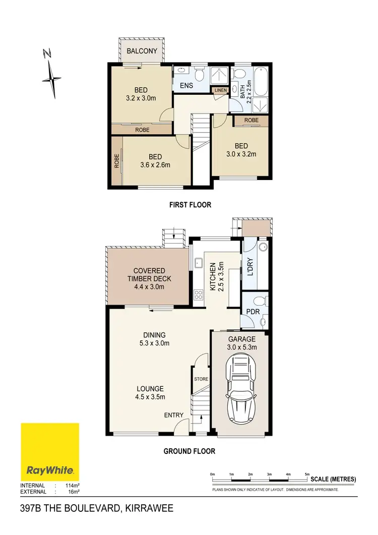 Floorplan of Homely semi-detached listing, 397B The Boulevarde, Kirrawee NSW 2232