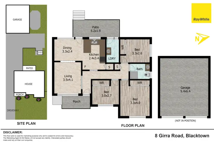 Floorplan of Homely house listing, 8 Girra Road, Blacktown NSW 2148