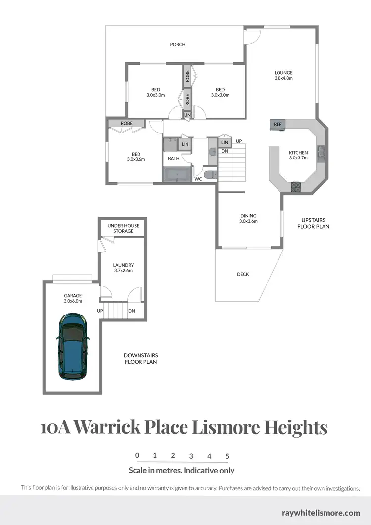 Floorplan of Homely unit listing, 10A Warrick Place, Lismore Heights NSW 2480