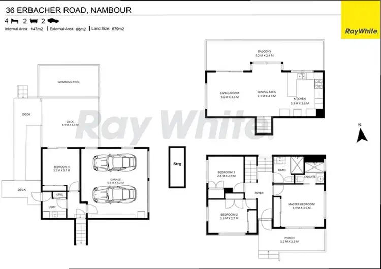 Floorplan of Homely house listing, 36 Erbacher Road, Nambour QLD 4560