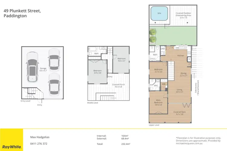 Floorplan of Homely house listing, 49 Plunkett Street, Paddington QLD 4064