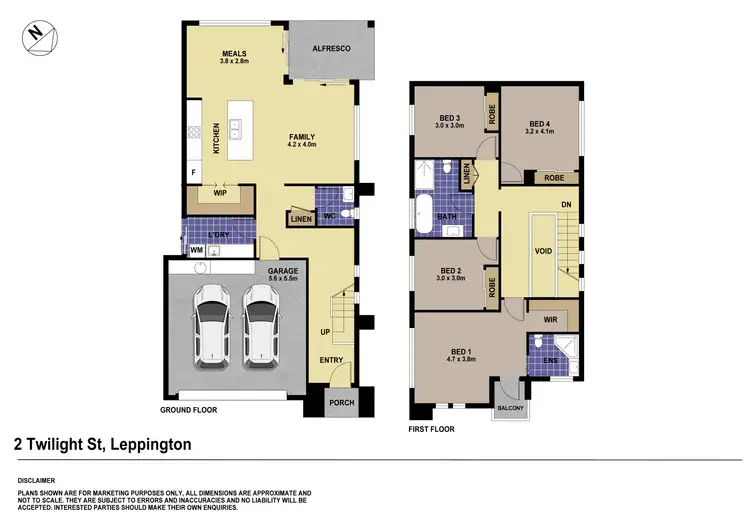 Floorplan of Homely house listing, 2 Twilight Street, Leppington NSW 2179