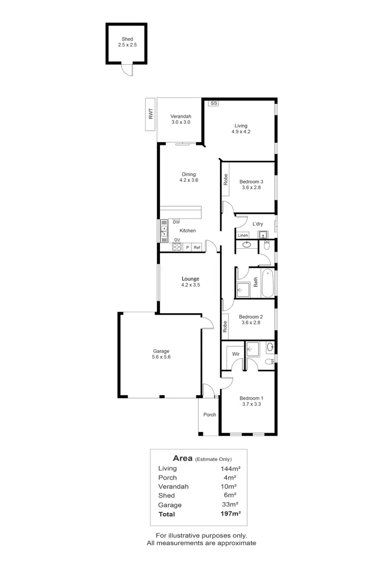 Floorplan of Homely other listing, 101 Lakeside Drive, Andrews Farm SA 5114