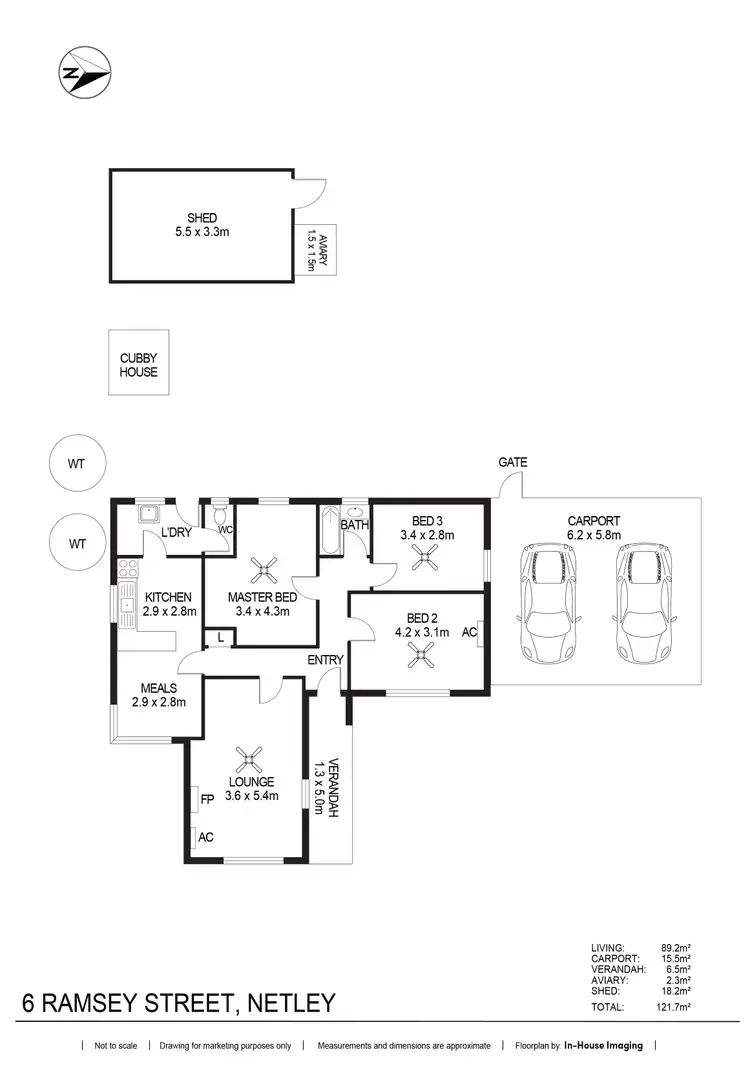 Floorplan of Homely house listing, 6 Ramsey Street, Netley SA 5037