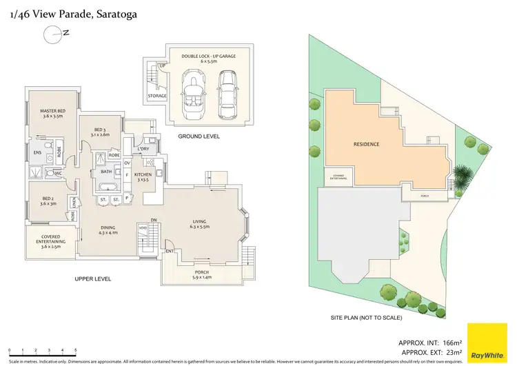 Floorplan of Homely townhouse listing, 1/46 View Parade, Saratoga NSW 2251