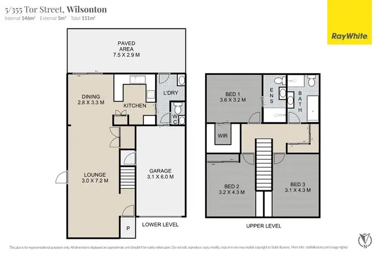 Floorplan of Homely unit listing, 5/355 Tor Street, Wilsonton QLD 4350