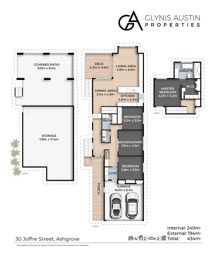 Floorplan of Homely house listing, 30 Joffre Street, Ashgrove QLD 4060
