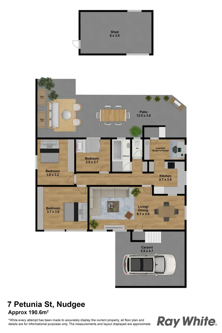 Floorplan of Homely house listing, 7 Petunia Street, Nudgee QLD 4014