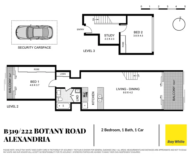 Floorplan of Homely apartment listing, B319/222 Botany Road, Alexandria NSW 2015