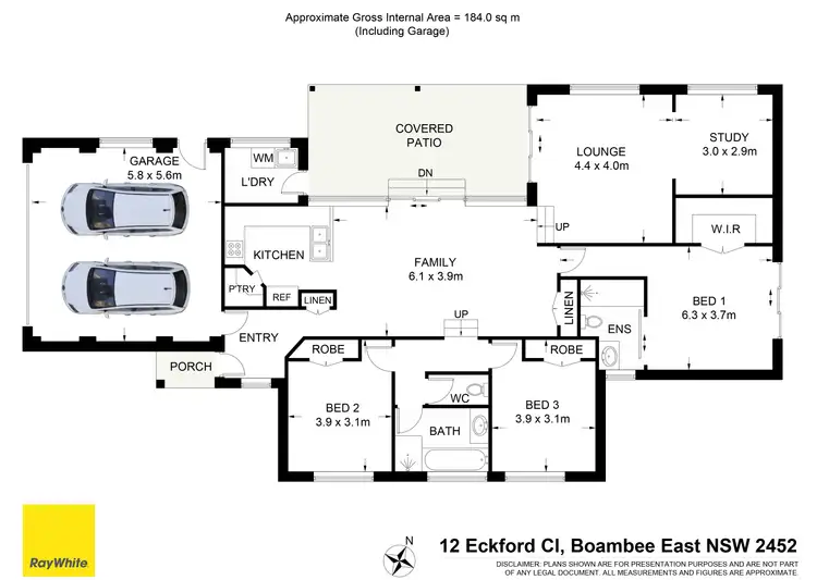 Floorplan of Homely house listing, 12 Eckford Close, Boambee East NSW 2452