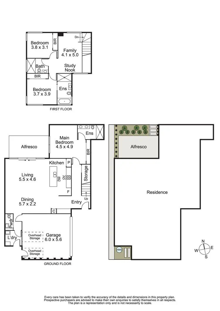 Floorplan of Homely townhouse listing, 3/9 Wilmot Street, Malvern East VIC 3145